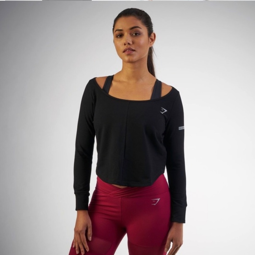 Gymshark Nikki Blackletter Studio Jumper